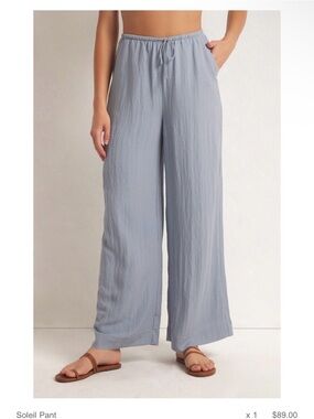 Z Supply Soleil Pant- M Stormy